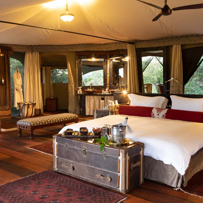 Tented suite
