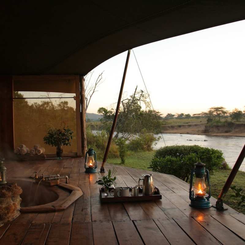 View from the bath - Ngare Serian