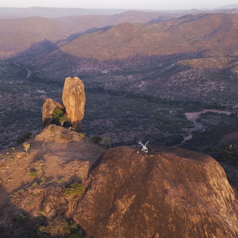 Helicopter ride - Ol Malo