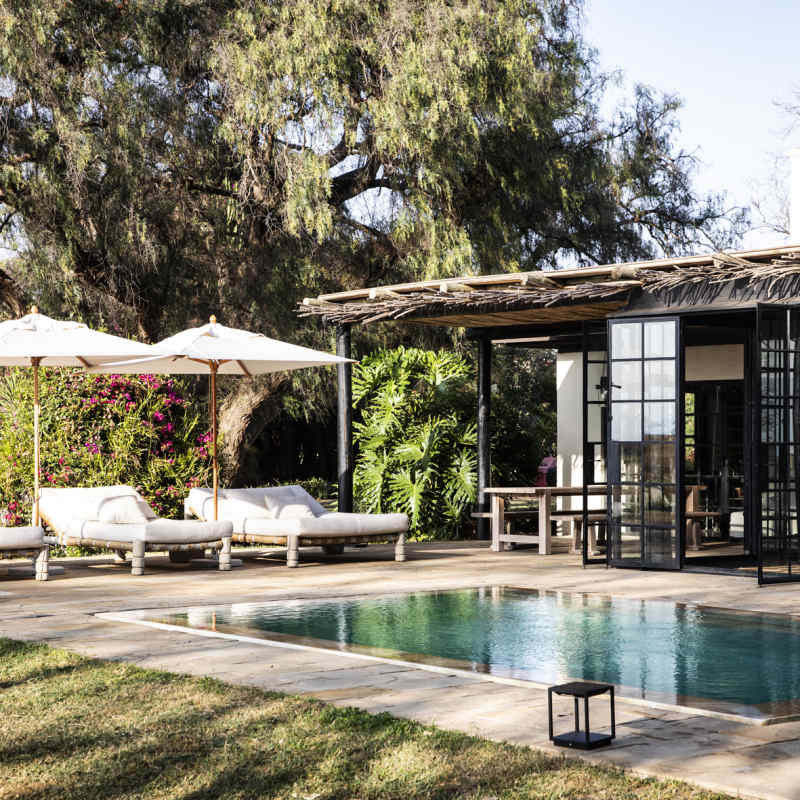 Villa pool view 