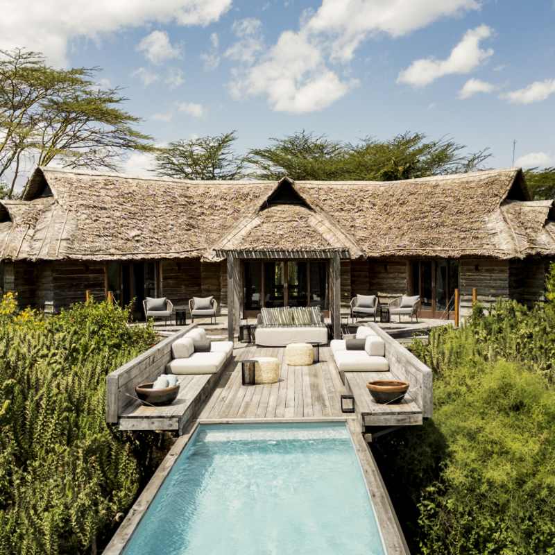 Front View Villa  