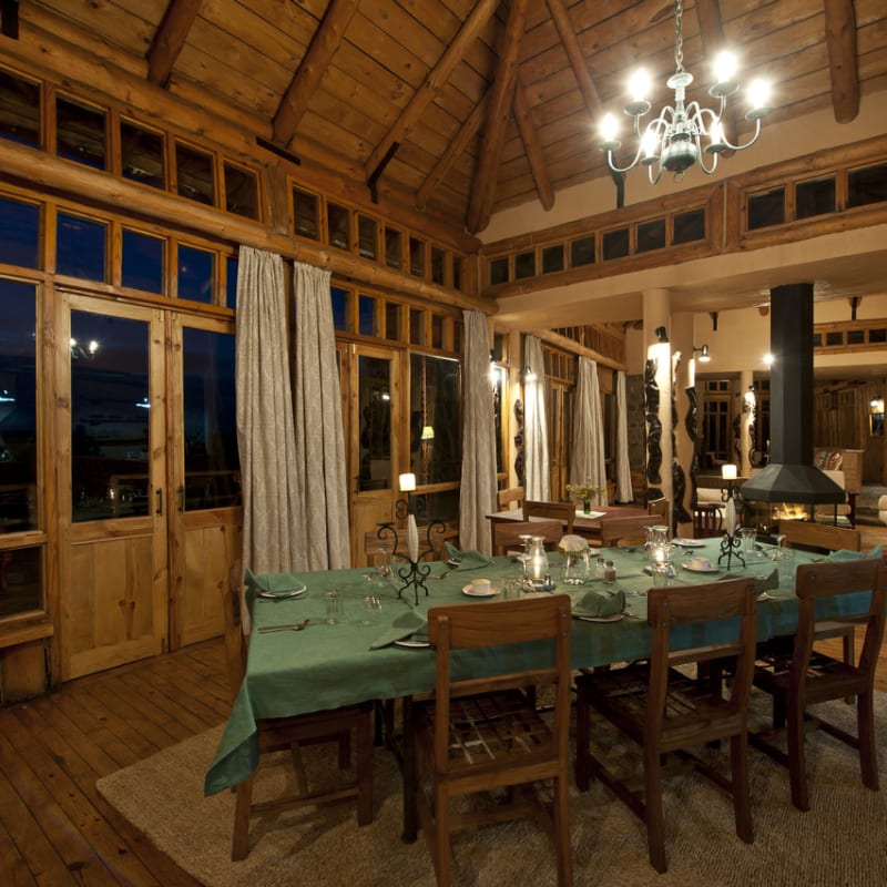 The dining room - Chelinda Lodge