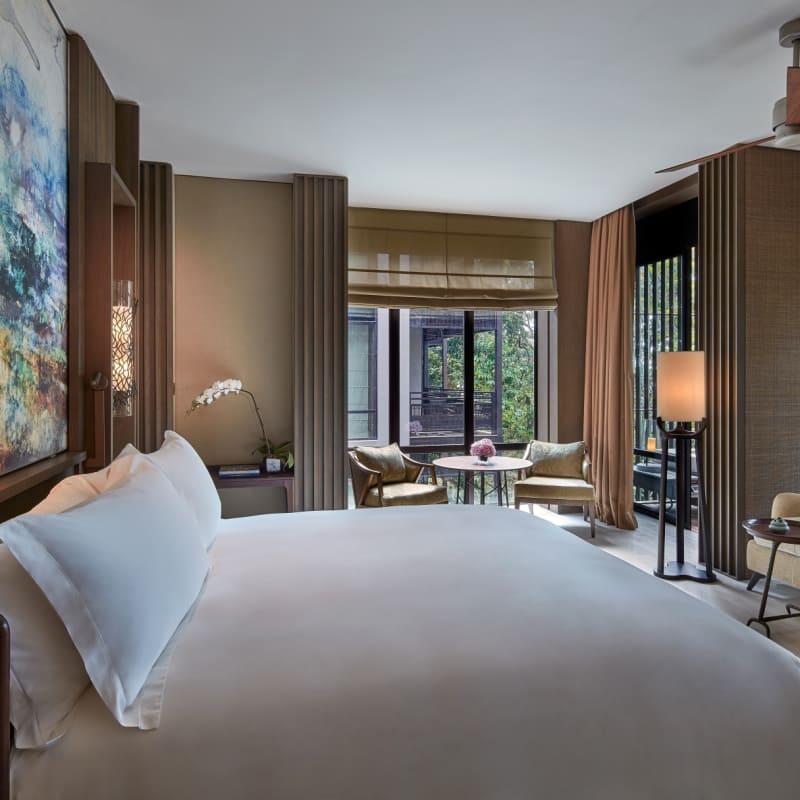 Rainforest Deluxe Bedroom - The Ritz Carlton Langkawi