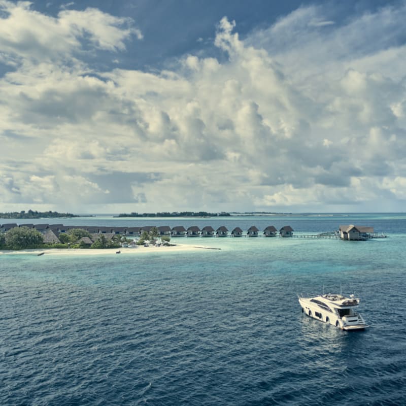 boat island view