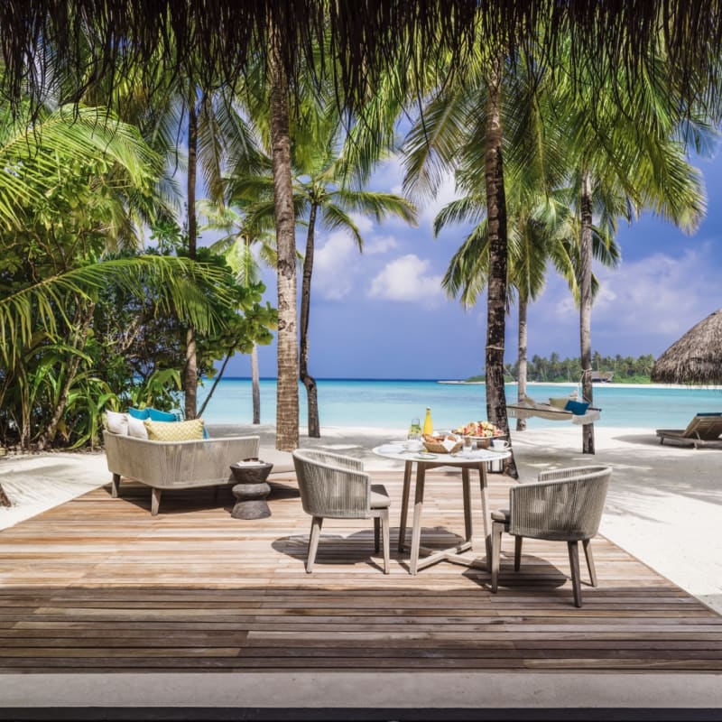 Beach Villa Outdoor Deck - One&Only Maldives At Reethi Rah Island