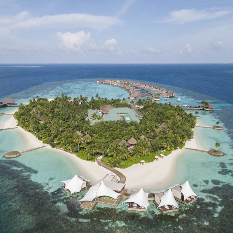 Aerial Shot - W Maldives