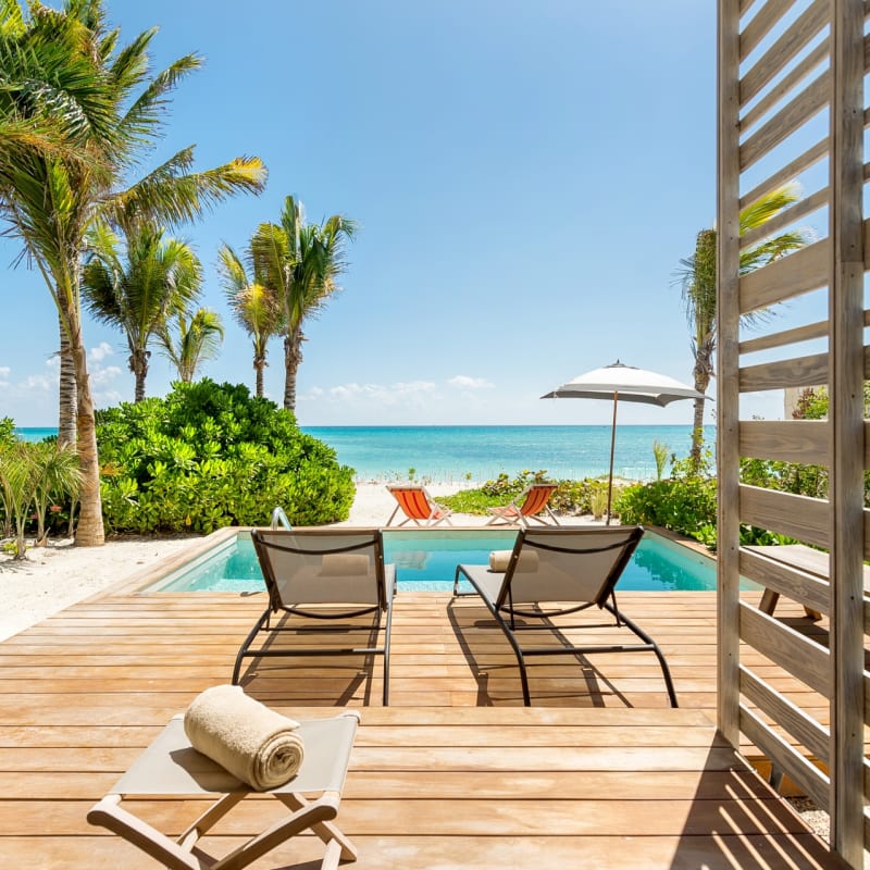 Bilevel Suite Terrace - Andaz Mayakoba Resort Riviera Maya