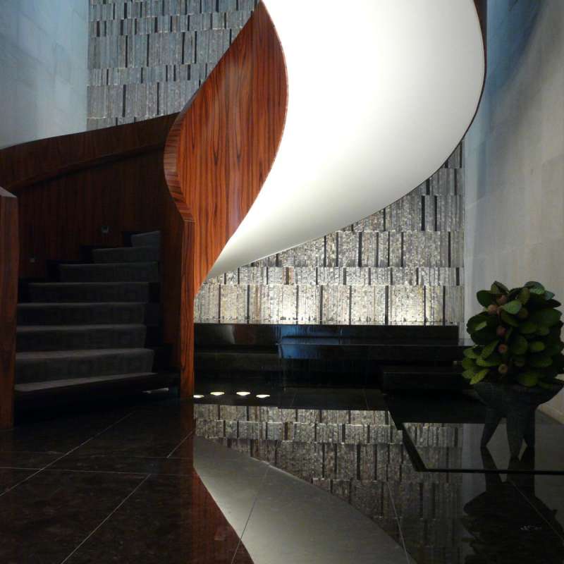 The spiral staircase - Las Alcobas