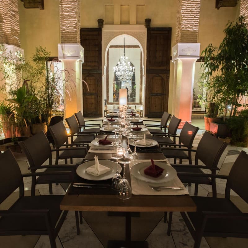 Dinner Set Up - Karawan Riad