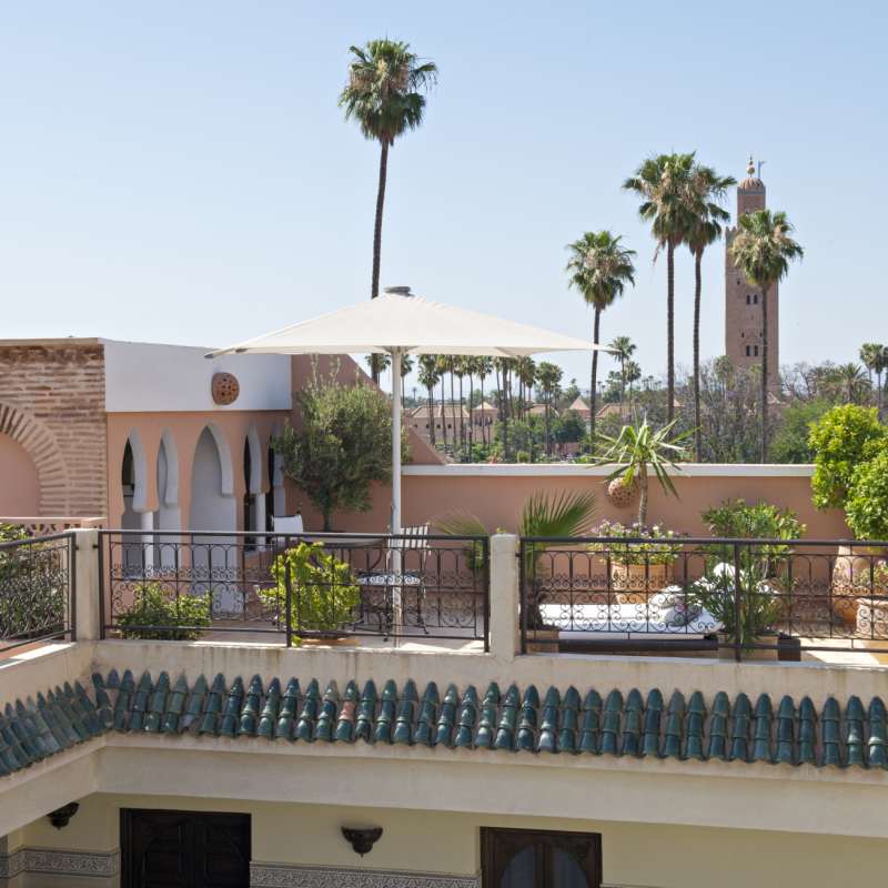 View from terrace - Villa des Orangers