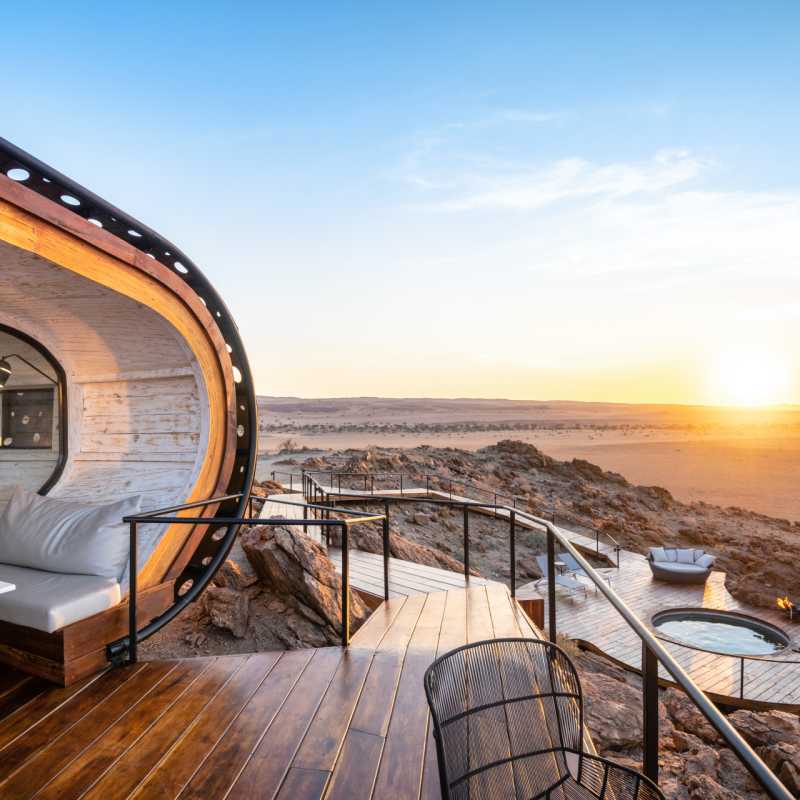 View and private pool area at Desert Whisper