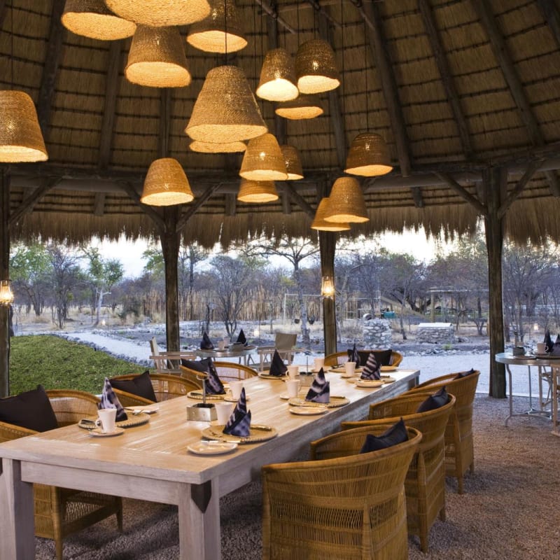 Dining area - Mushara Bush Camp