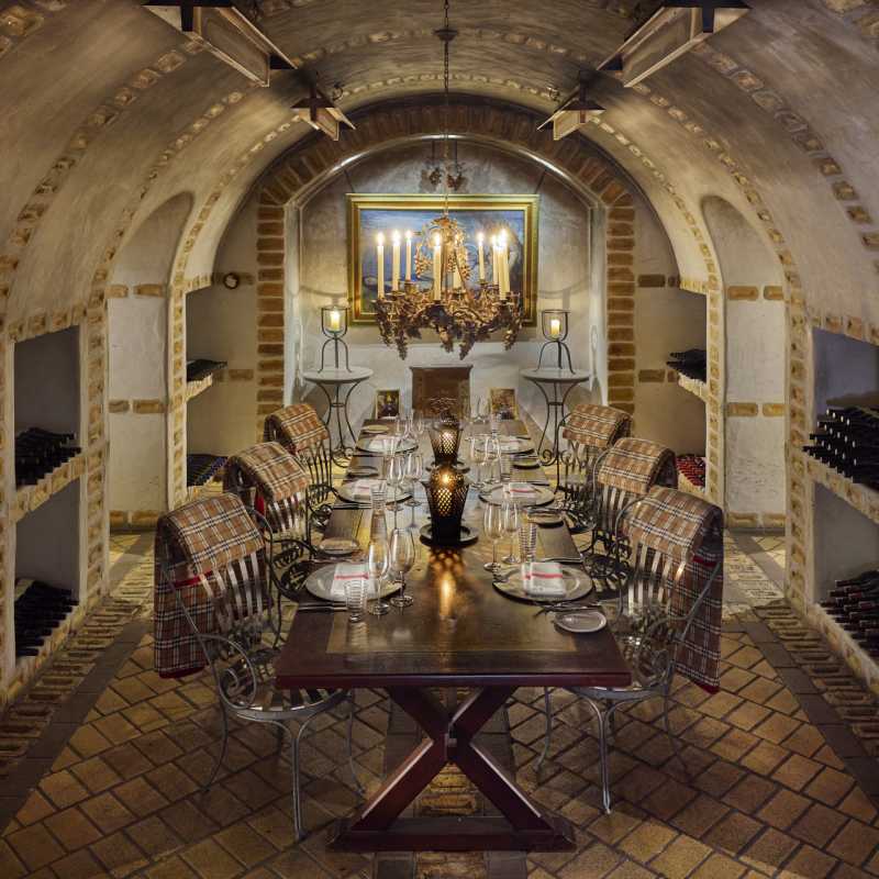Huka Lodge Wine Cellar