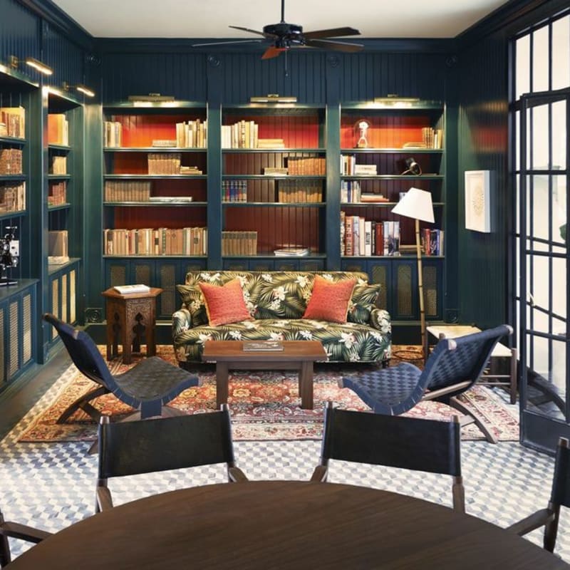 Library - American Trade Hotel