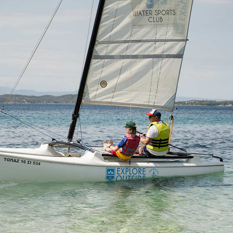 Child sailing
