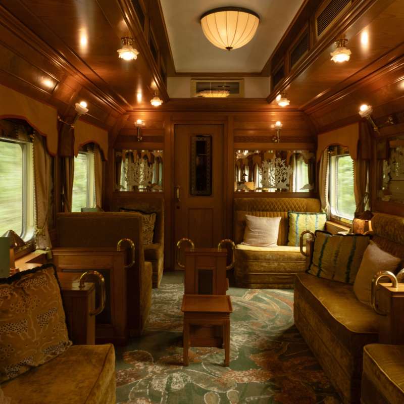 Eastern  Oriental Express A Belmond Train - seat 