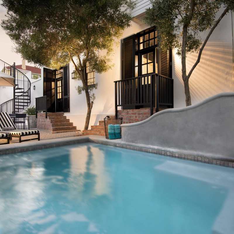Guest pool area