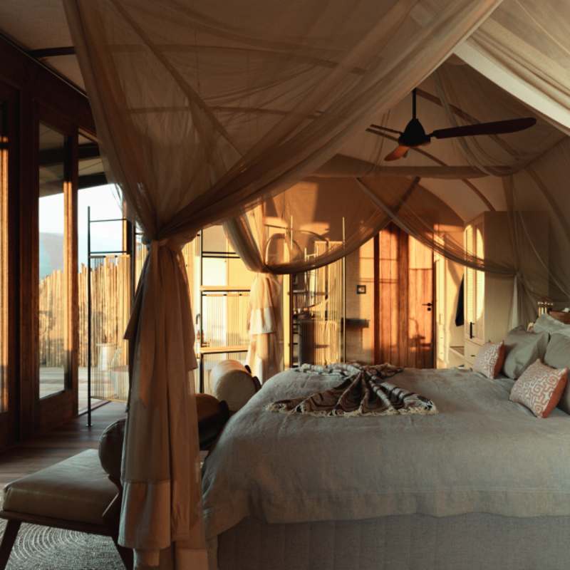 Tented suites  