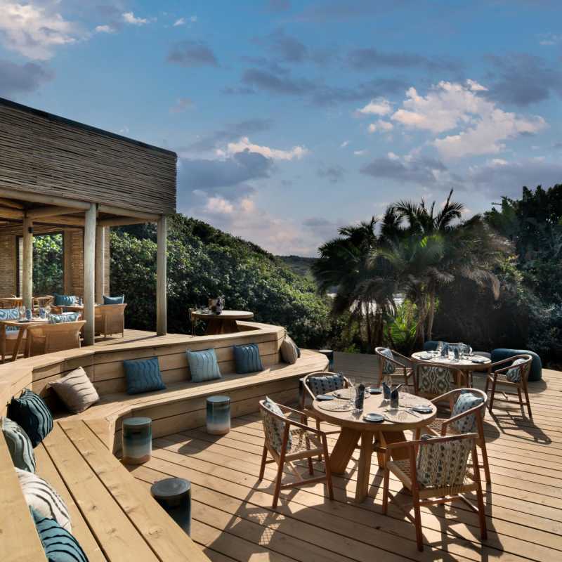 Outside dining