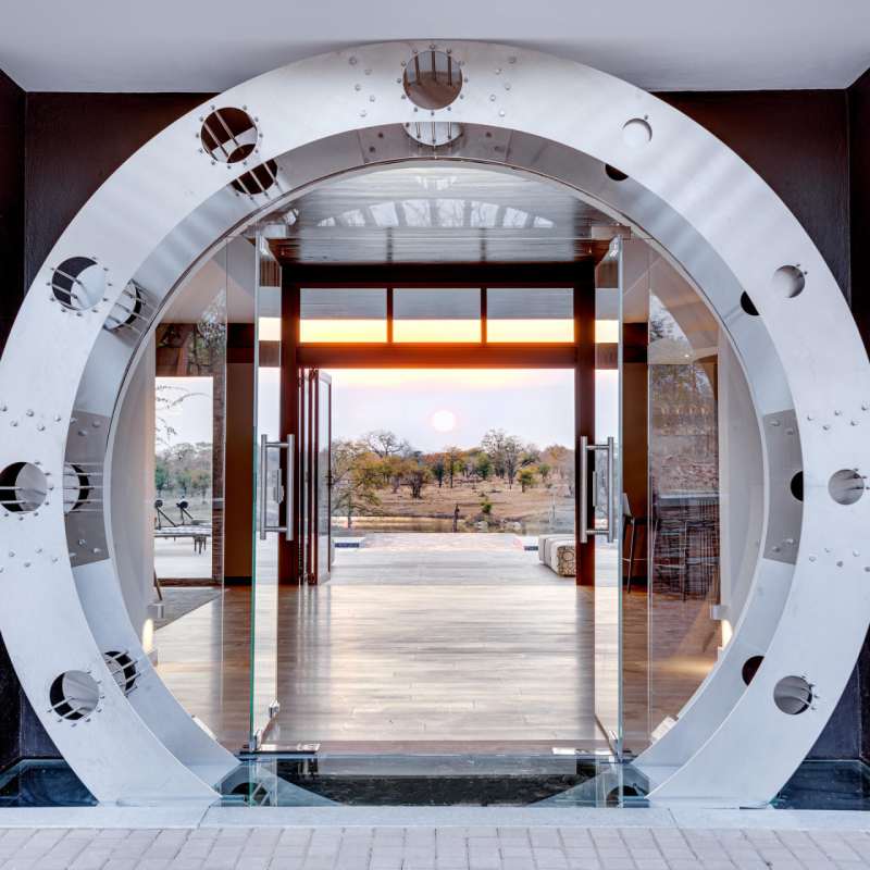 Funky Lodge Entrance 