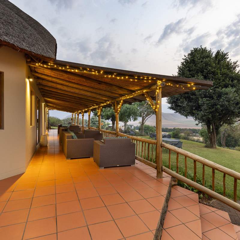 Main building verandah 