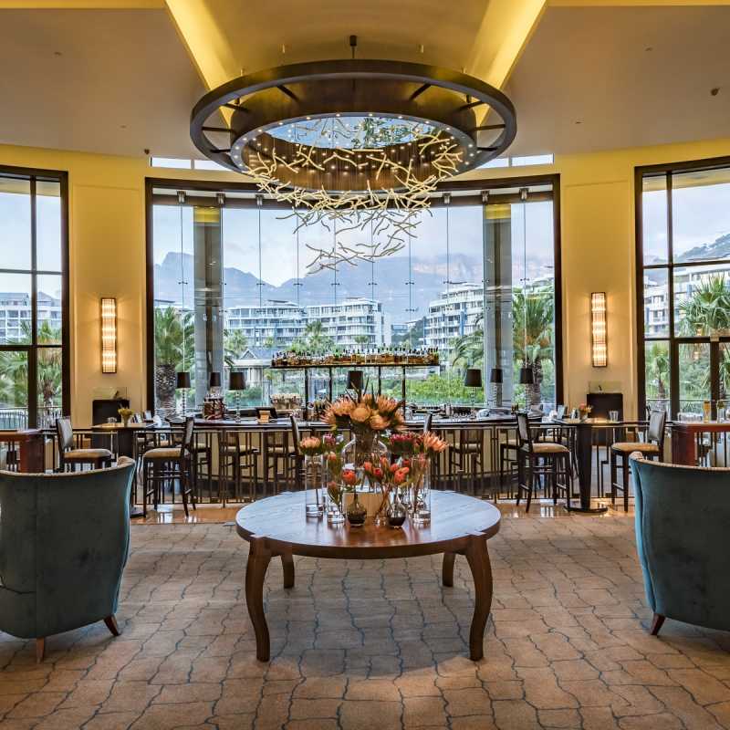 Entrance lounge at OneOnly Cape Town