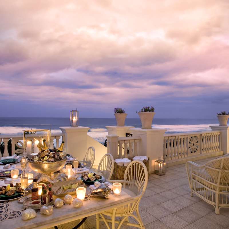 Outside dining