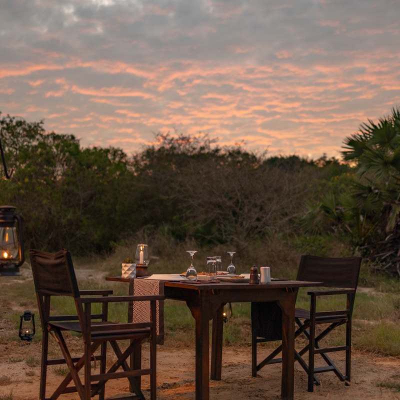 Sunset Dinner - Leopard Trails Wilpattu 