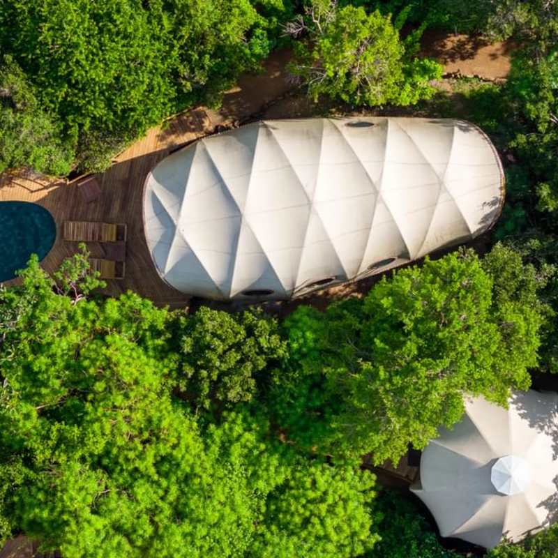 Birdseye view - Wild Coast Tented Lodge  