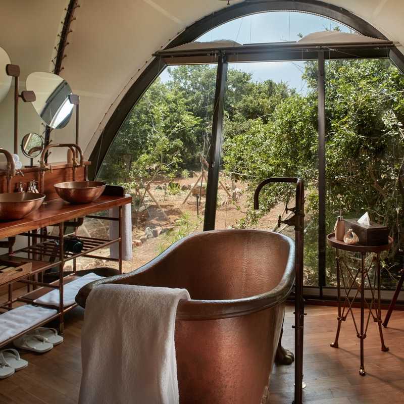 Bathroom - Wild Coast Tented Lodge 