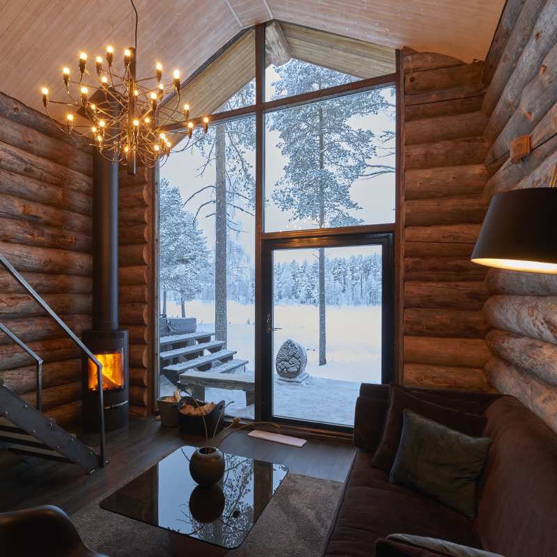 Winter - Cabin Inside 