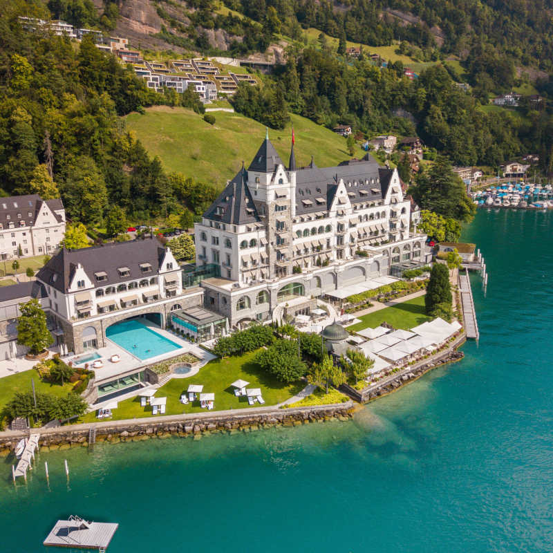 Park Hotel Vitznau - Aerial View