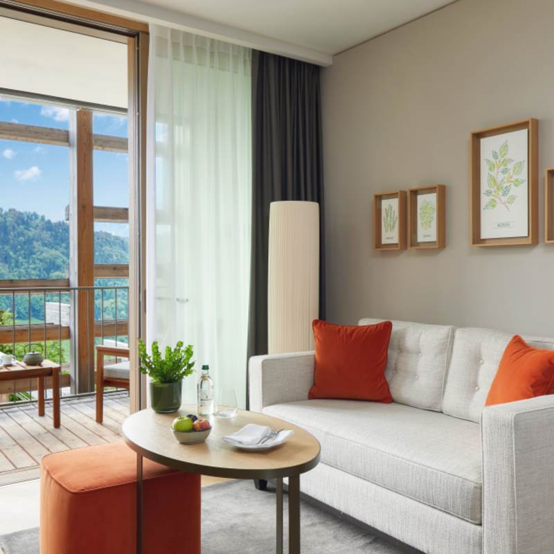 Alpine Deluxe room with balcony