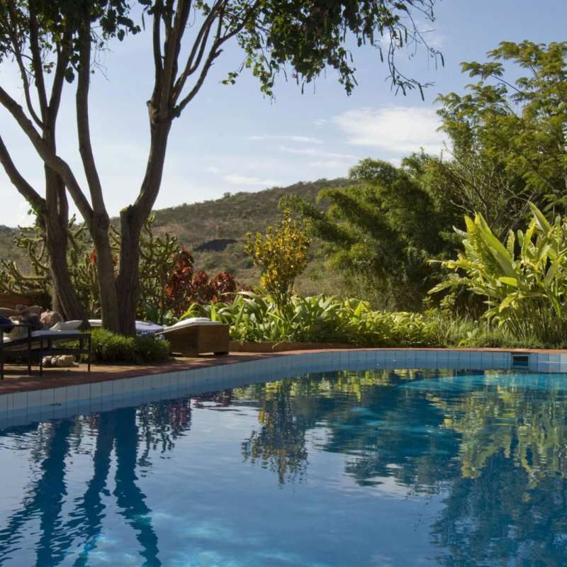 The swimming pool - The Plantation Lodge