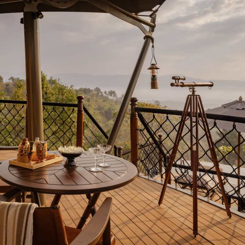 Mekong Tent Private Balcony