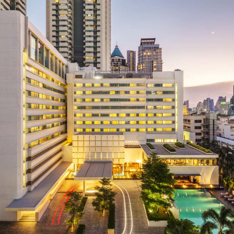 COMO Bangkok Aerial Shot Exterior View