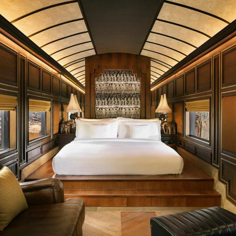 Indoor bedroom of heritage car