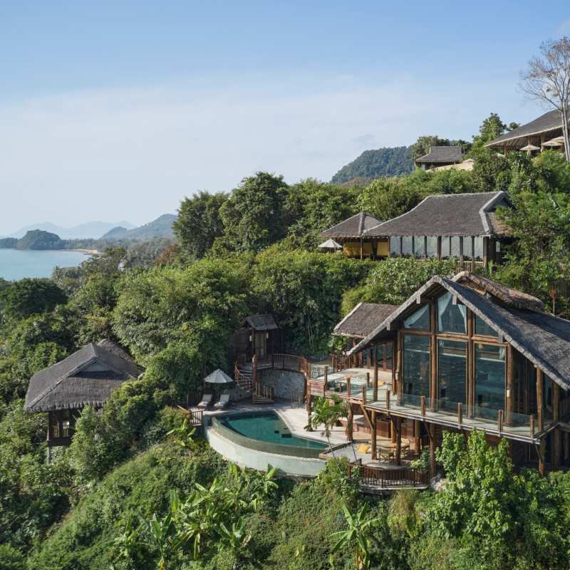 Aerial Shot of The View Villa