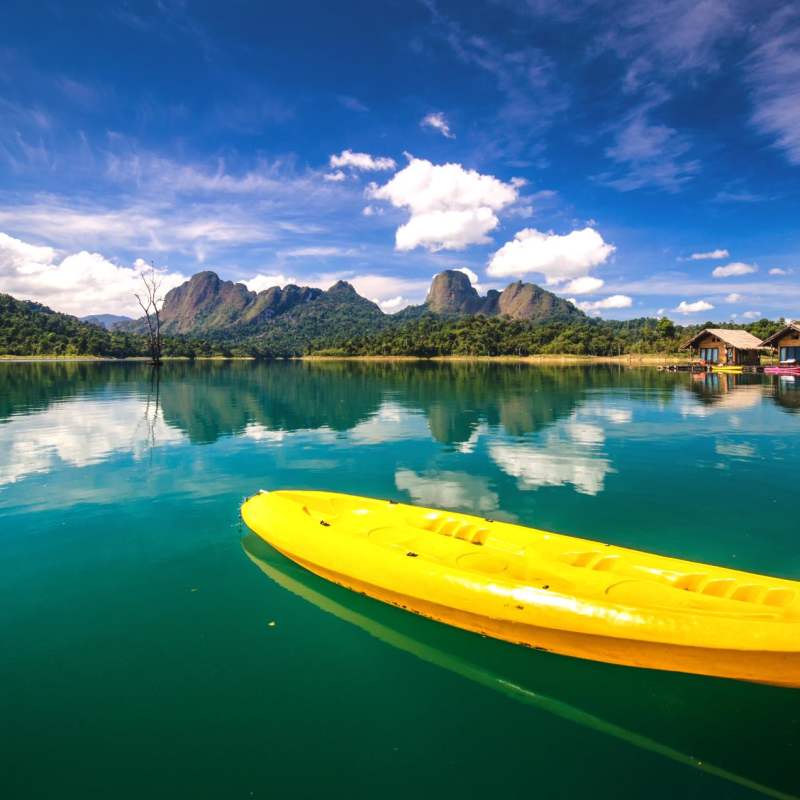 Kayaking in Khao Sok