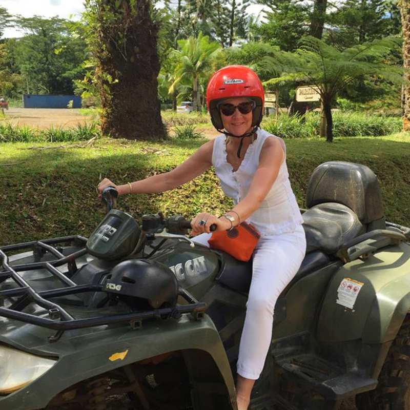 Jules quad biking - Indian Ocean