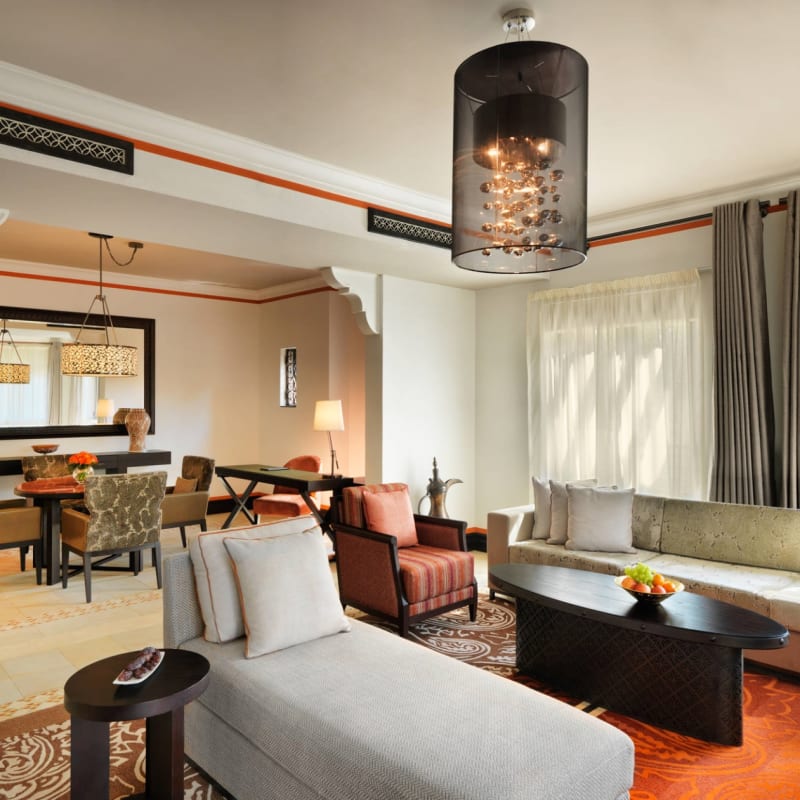 Arabian Summerhouse - Arabian Suite Living Room - Dar Al Masyaf at Madinat Jumeirah