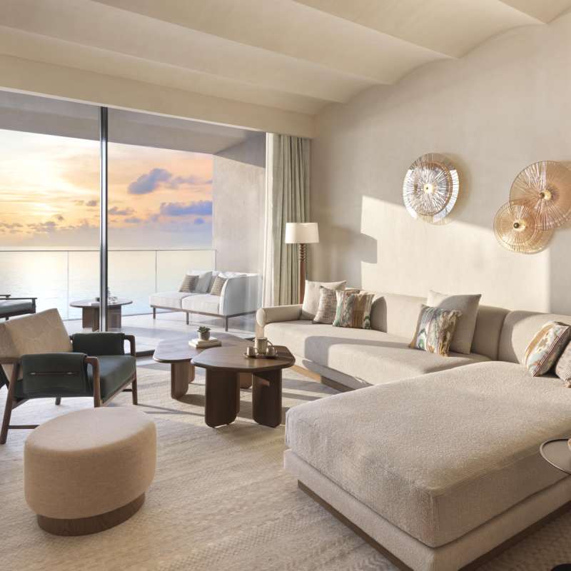 Six Senses The Palm Dubai - living room 