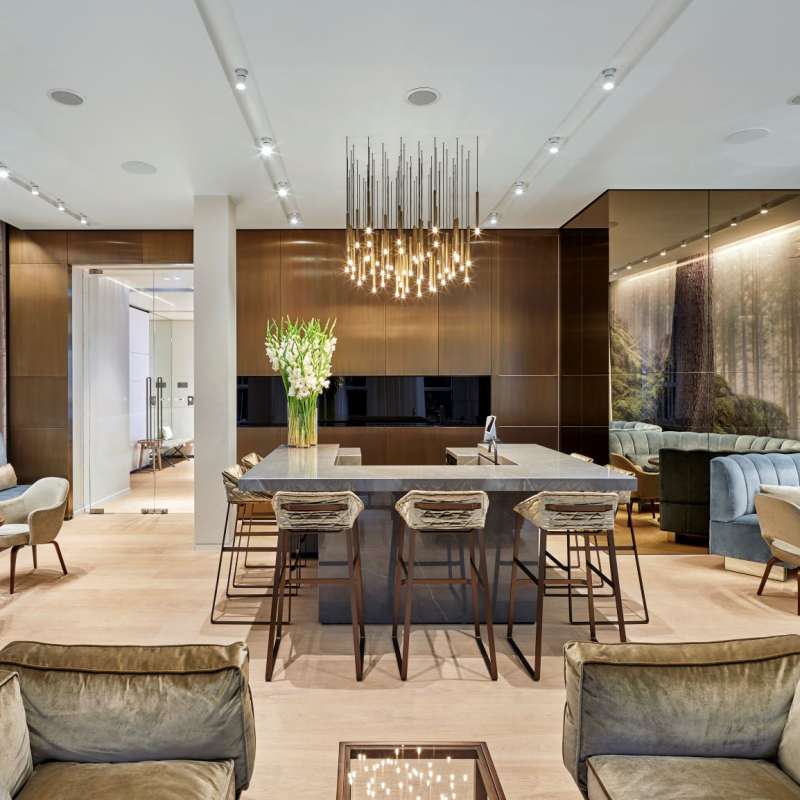 Lanserhof members lounge 