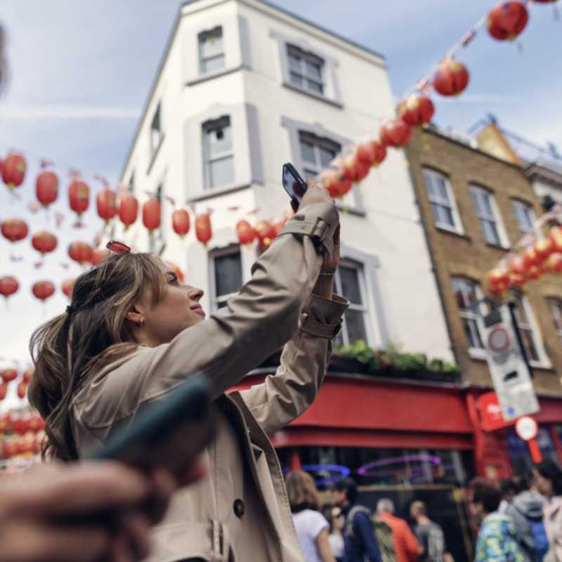 Teens in China Town 