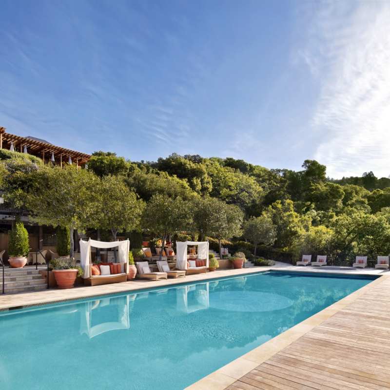 Pool and Hillside Views - Auberge du Soleil