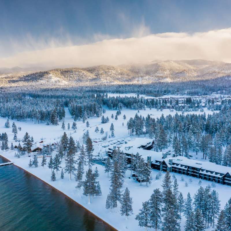 Edgewood Lake Tahoe Aerial View 