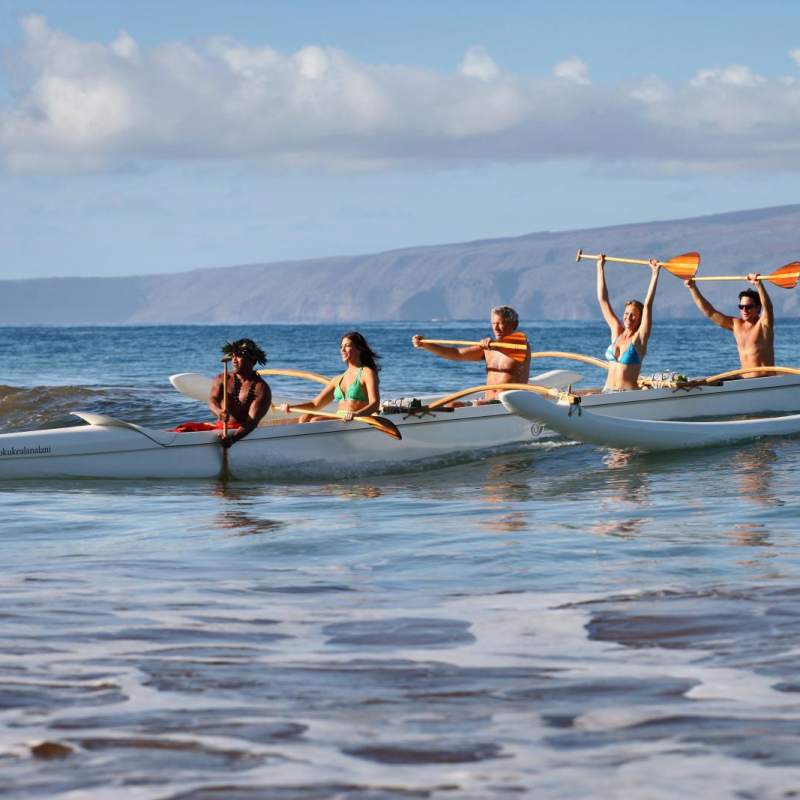 Hawaiian canoe experience - Fairmont Kea Lani