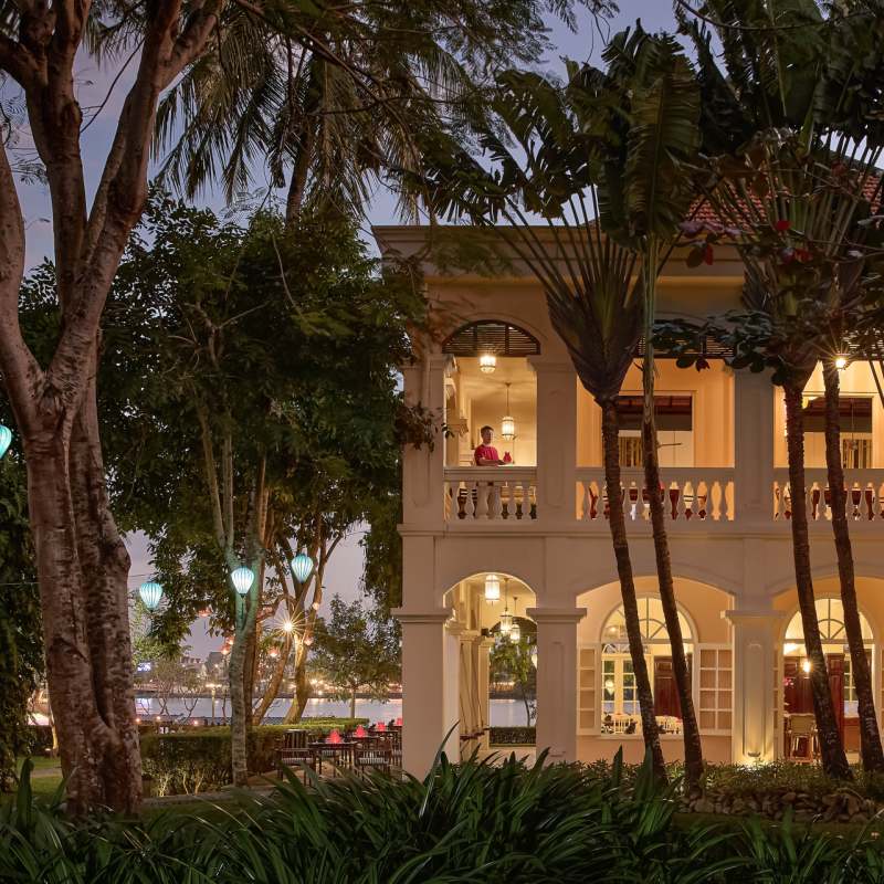 Exterior View at night 