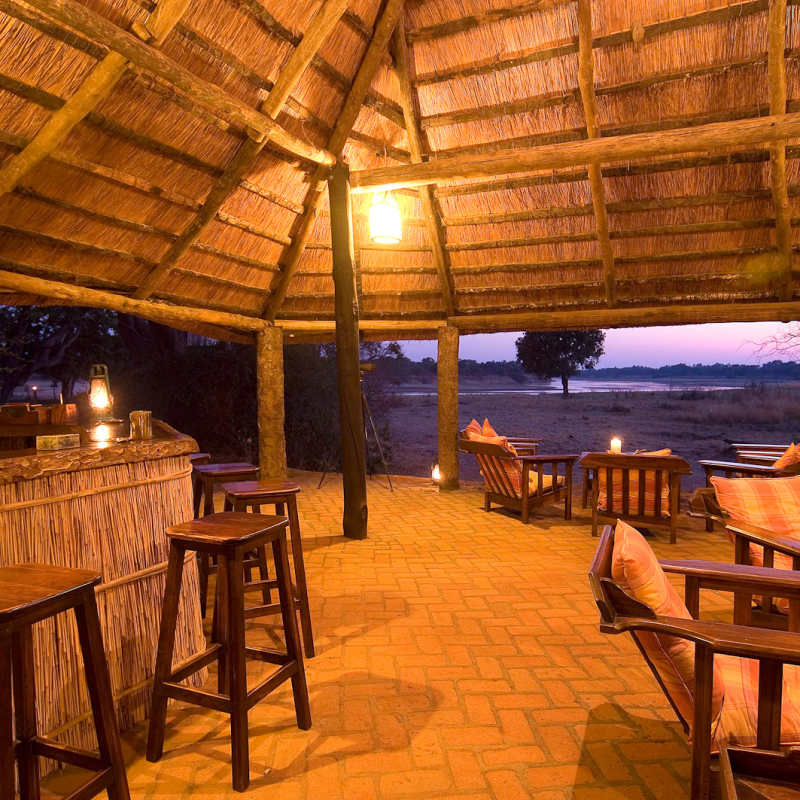 Bar area - Nsefu Camp