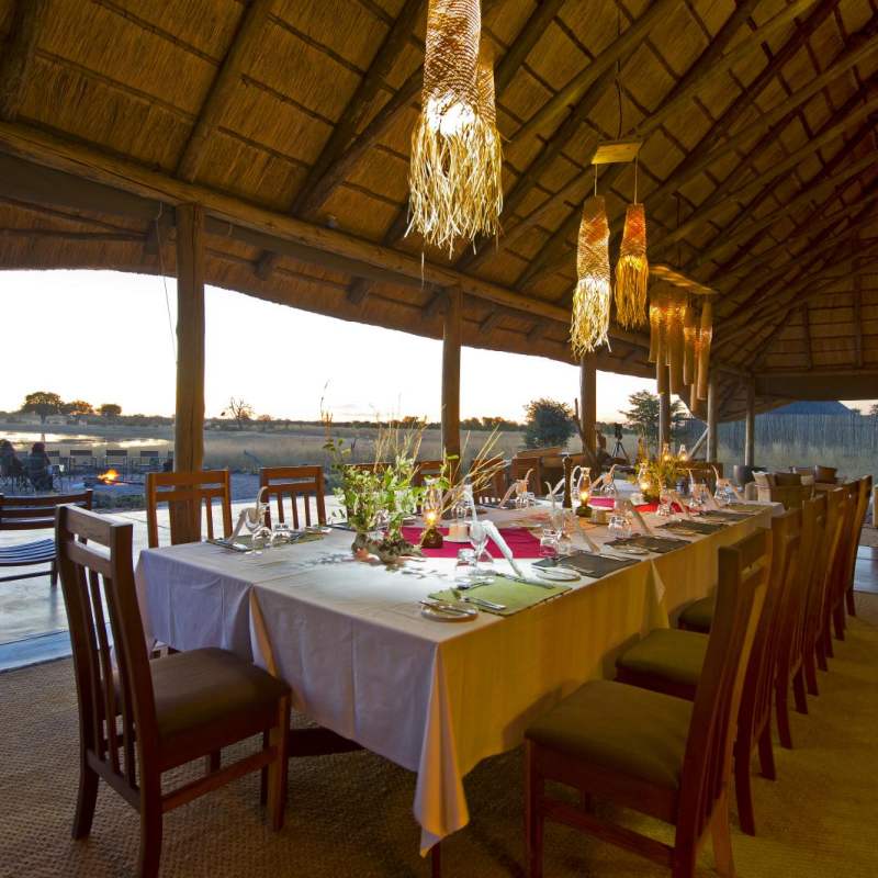 Dining Area - Camp Hwange